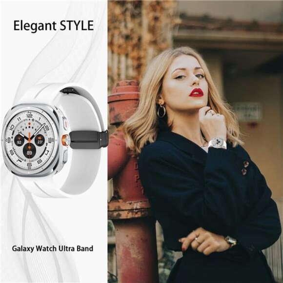 Compatible with Samsung Galaxy Watch Silicone Band 7 6 5 4 Pro Classic Ultra main image 5